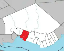 Location within Bonaventure RCM.