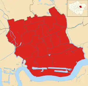 Newham 2014 results map