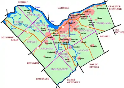 Munster is located in Ottawa