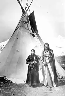 A tipi of the Nez Perce tribe, c. 1900