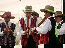 Image 18Bolivian children playing the tarka. (from Culture of Bolivia)