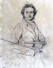 The violinist Niccolo Paganini (1819)