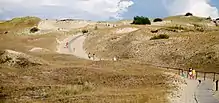 Sand dunes of the Curonian Spit near Nida, which are the highest drifting sand dunes in Europe (UNESCO World Heritage Site).