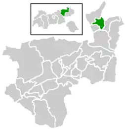 Location within Kufstein district