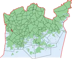 Position of Niemenmäki within Helsinki