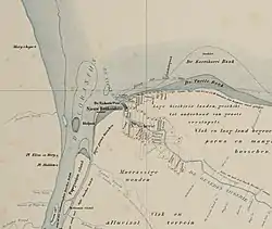 Map fragment with Nieuw Rotterdam