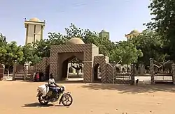 Main street in front of the Grand mosque