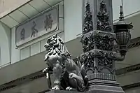 Lion on the Nihonbashi Bridge