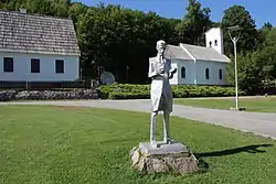 Statue of Nikola Tesla at the Nikola Tesla Memorial Center in Smiljan