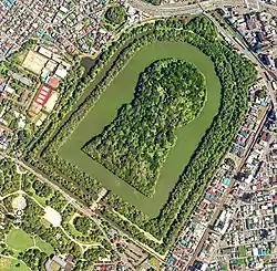 Mausoleum of Emperor Nintoku, Sakai, Osaka Prefecture, Japan, unknown architect, 4th century