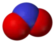 The nitrite anion (space-filling model)