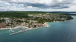 Center of Njivice and harbor