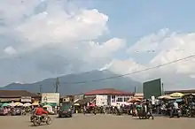 Manengouba Massif from central market