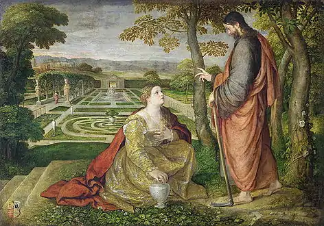 Noli me tangere (2nd half of the 16th century) by Lambert Sustris