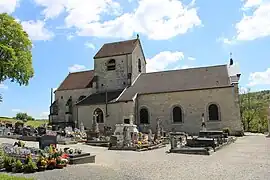 The church in Noncourt-sur-le-Rongeant