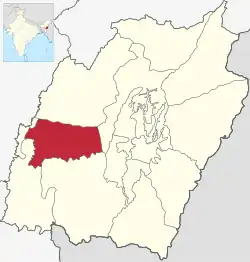 Location in Manipur