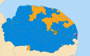 2009 results map