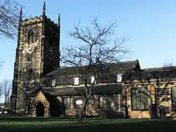 All Saints Church, Normanton, West Yorkshire, medieval tomb chest of the Malet and Levett families