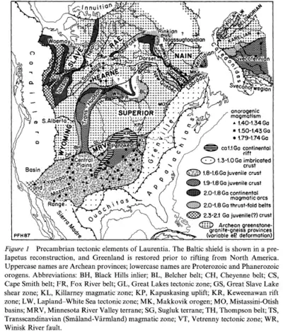 Black and white map with zones delineated by patterns