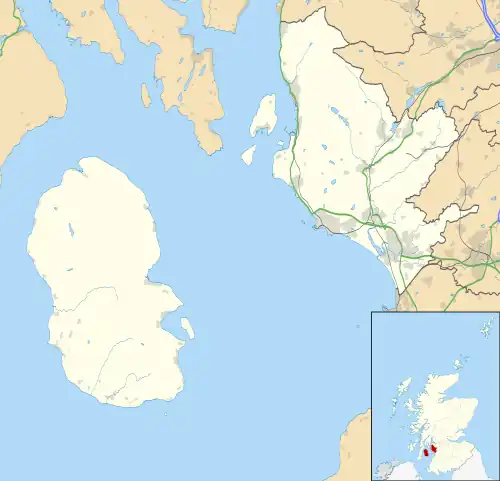 Kilbirnie is located in North Ayrshire