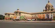 North Block of the Secretariat Building seen from Kartavya Path