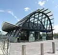 Entrance to North Ryde Railway Station.