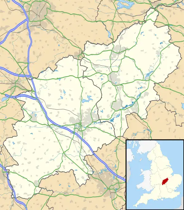 Denton is located in Northamptonshire