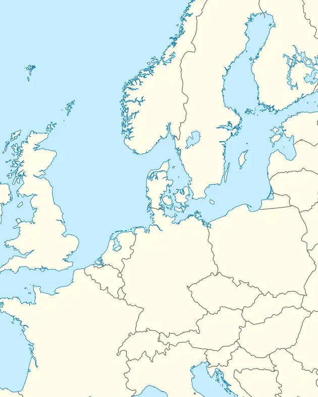 Team locations of the 2011 European Trophy