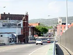 The North Side as seen from the Chenango Street overpass, May 2007