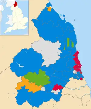 2021 results map