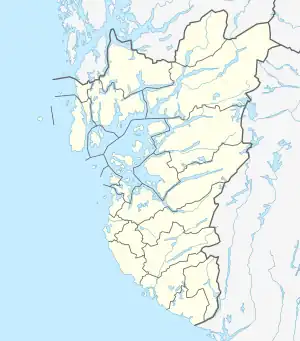 Veavågen is located in Rogaland