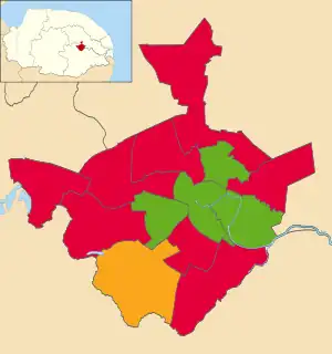 2021 results map