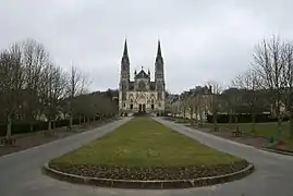 The basilica church in Montligeon