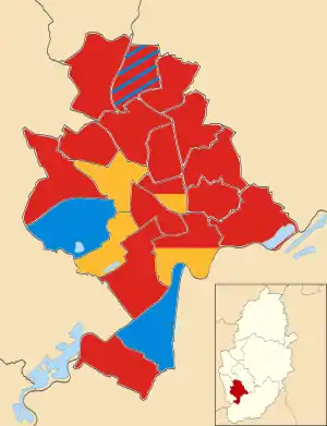 2007 results map