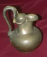 Bronze oenochoe, Nova Zagora, Bulgaria, with a trefoil spout