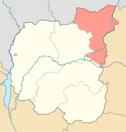 Raion location in Chernihiv Oblast