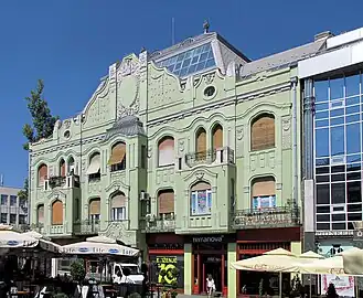 Menrat's Palace in Novi Sad by Lipót Baumhorn (1908)