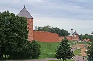 Walls of the Novgorod Kremlin