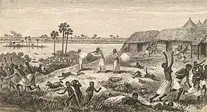 Image 55Arab slave raid on Nyangwe, circa 1870 (from Democratic Republic of the Congo)