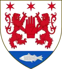 The arms of the O'Neill of Tyrone