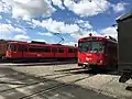 San Diego Trolley U2 cars 1008 and 1003