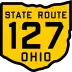 State Route 127 marker