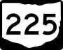 State Route 225 marker