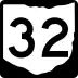 State Route 32 marker