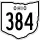 State Route 384 marker