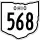 State Route 568 marker