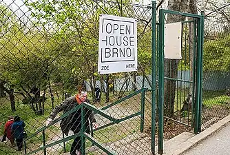 Visitors of Open House Brno at Arnoldova vila Memorial, 2019