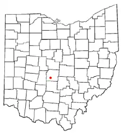 Location of Urbancrest, Ohio