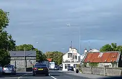 Entering village on N67 road