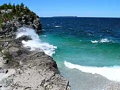 View toward Fathom Five National Marine Park